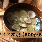 しじみ Lサイズ 3kg（500g×6） | 【りすたむmatsue】オンラインショップ